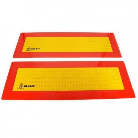 Accesorii Autoturisme - Set placute reflectorizante pentru camioane "VEHICUL LUNG" PREMIUM