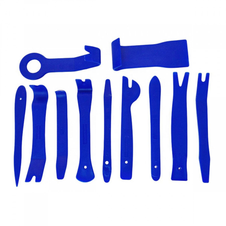 Accesorii Autoturisme - Set Profesional cu 11 chei extractoare pentru demontarea tapiteriei auto, AVX-AG559E