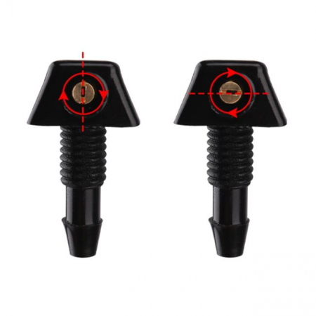 Set Universal cu 2 diuze spalare parbriz + furtunuri si accesorii de montaj [5]