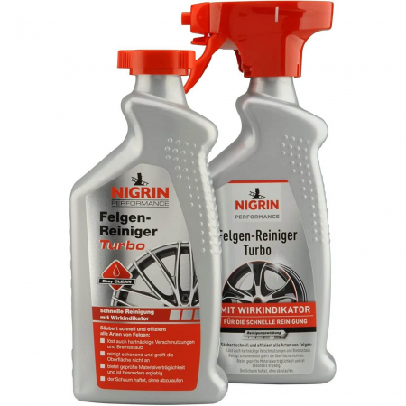 Produse - Kit solutii curatare jante, 2x500ml NIGRIN - Baurent Piese