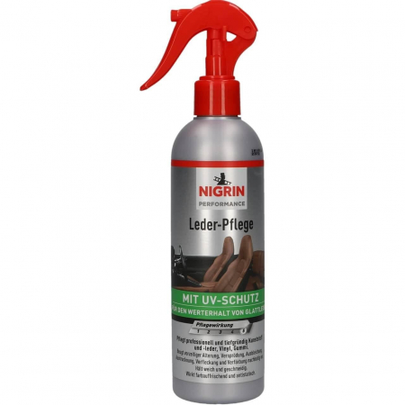 Produse - Solutie curatare tapiterie piele auto 300ml NIGRIN Performance