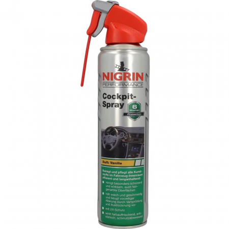 Piese cabina - Spray bord auto cu aroma de vanilie, 400ml NIGRIN