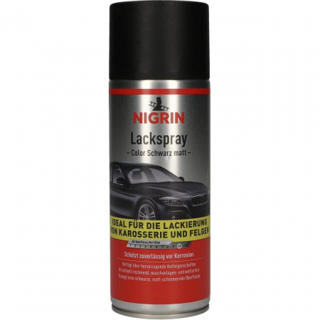 Spray vopsea - Spray vopsea neagra mat 400ml NIGRIN