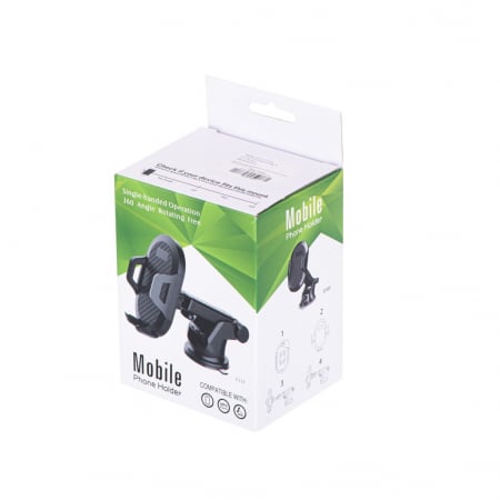 Suport de telefon 2in1 cu prindere in parbriz sau grila de ventilatie [10]