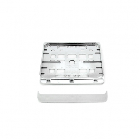Suport Numar - Suport numar inmatriculare cromat pentru motocicleta 15 x 19cm