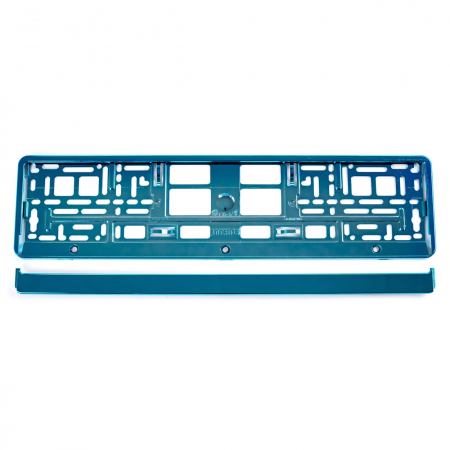 Suport numar inmatriculare din plastic, calitate Premium, culoare TURQUOISE [3]