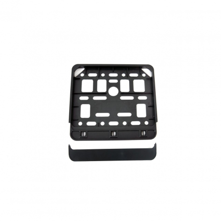 Suport Numar - Suport numar inmatriculare negru pentru scooter 11.4 x 14cm