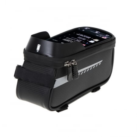 Suport Telefon IMPERMEABIL tip Geanta, montaj pe Motocicleta sau Bicicleta [5]