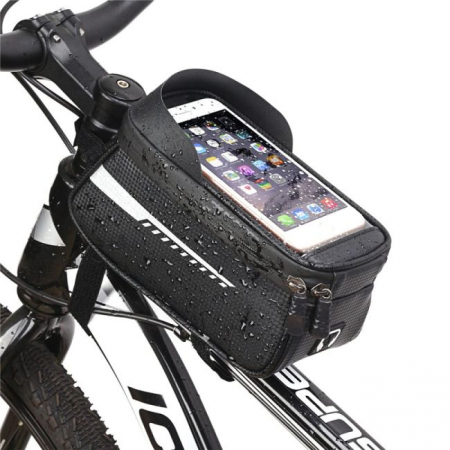 Suport Telefon IMPERMEABIL tip Geanta, montaj pe Motocicleta sau Bicicleta [7]