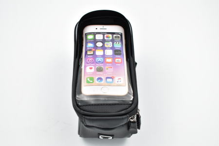 Accesorii Biciclete - Suport Telefon IMPERMEABIL tip Geanta, montaj pe Motocicleta sau Bicicleta