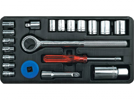 Piese utilaje - Trusa chei tubulare 3/8'' 21 piese