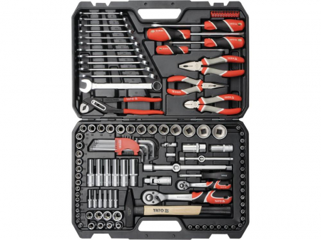 Trusa chei tubulare, combinate si clichet - 122 componente [1]