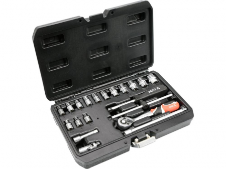Trusa tubulare cu antrenor 20buc 1/4'', CR-V [2]