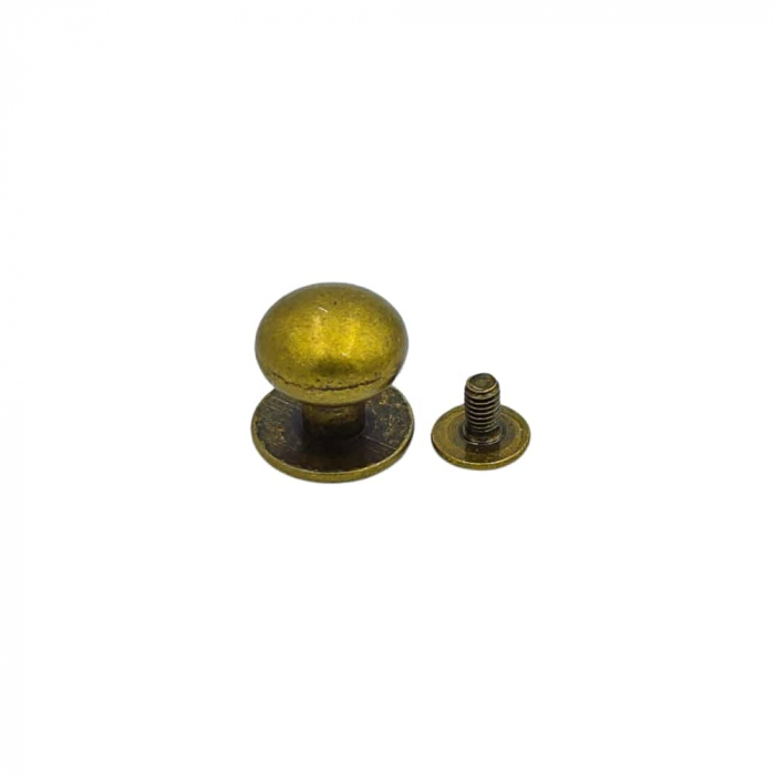 Butoni metalici opritori cu surub, bronz [2]