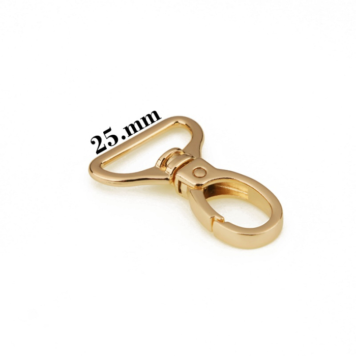 Carabina premium pentru posete, auriu, 25mm [1]