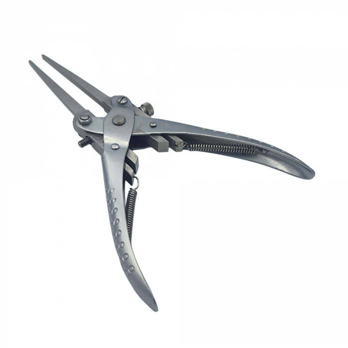 Cleste cioc lung cu surub reglabil 182mm, 51741 [3]