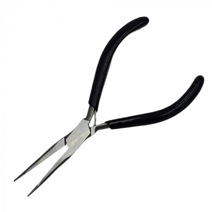 Cleste spit curbat cu arc, falci netede, 150mm [2]