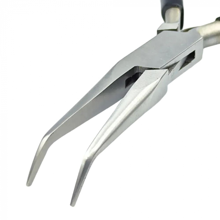 Cleste spit curbat cu arc, falci netede, 150mm [4]