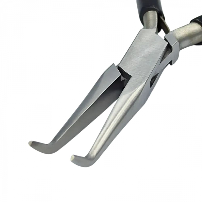 Cleste spit curbat cu arc, falci netede, 150mm [3]
