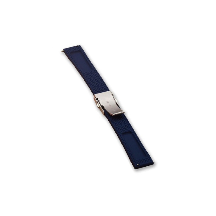 Curea ceas albasta silicon catarama deployant 18-24mm [2]