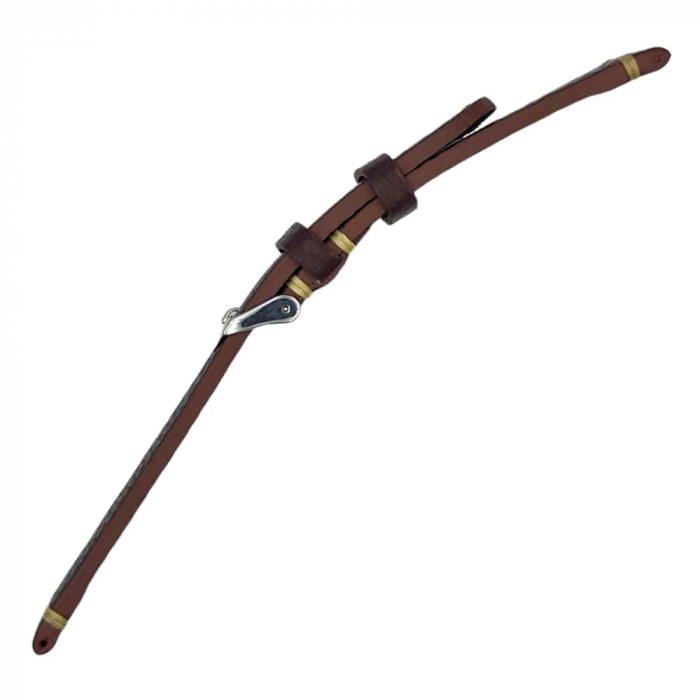 Curea ceas piele naturala maro HandMade, 18-24mm [6]