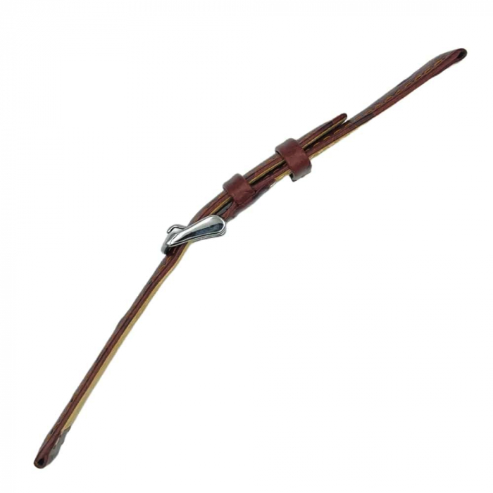 Curea ceas piele naturala textura strut, maro [7]