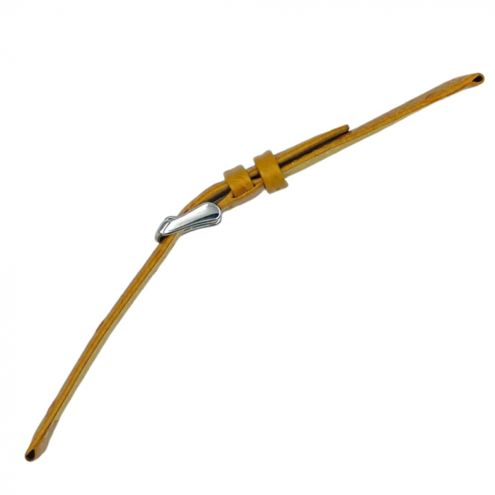 Curea ceas piele naturala textura strut, maro deschis [7]