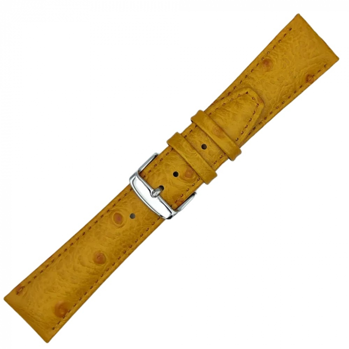 Curea ceas piele naturala textura strut, maro deschis [4]