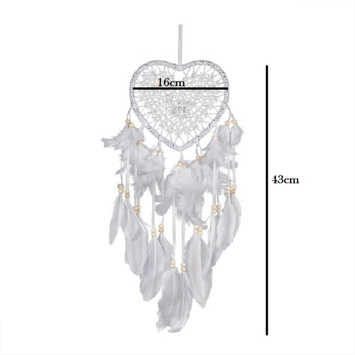 Dream Catcher inima alba [2]