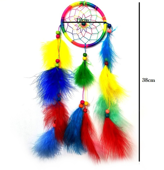 Dream Catcher pene colorate [2]