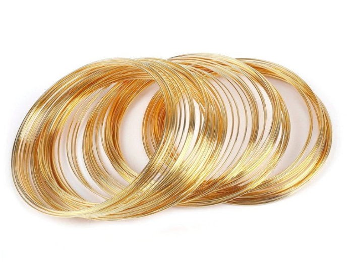 Fir otel 100 cercuri pentru confectionat bratari, bronz antic [5]