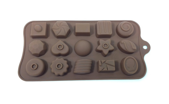 Forma silicon bomboane ciocolata, fondant, gheata, 15 forme [3]