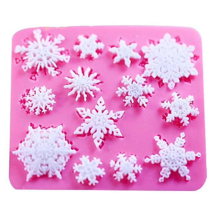 Forma silicon fulgi de nea pt ciocolata, fondant, zahar [2]