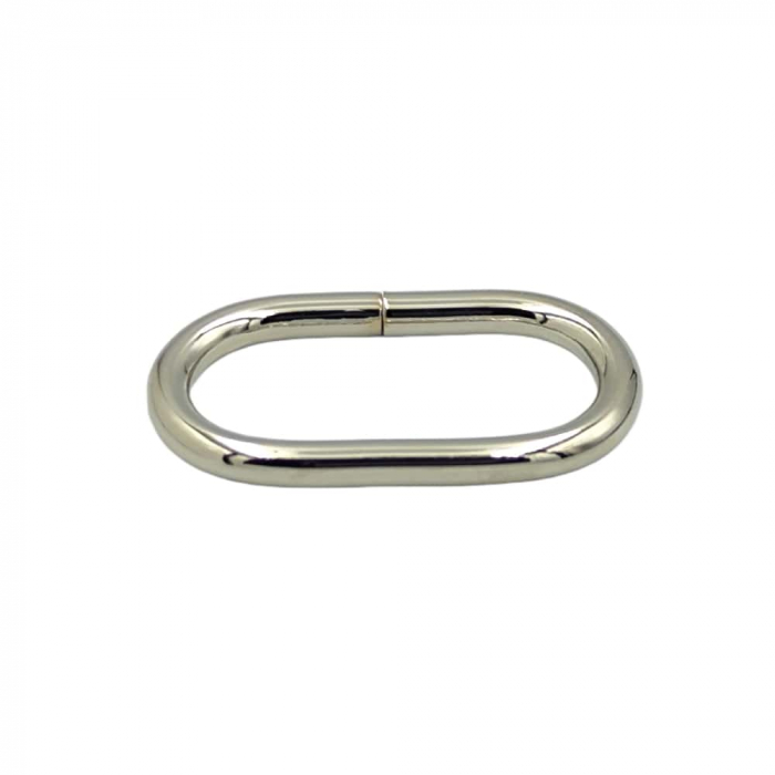 Inel oval de trecere argintiu [3]