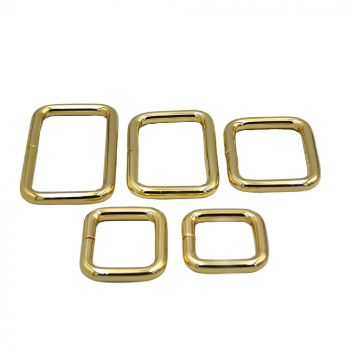 Inel trecere premium rectangular, auriu [2]