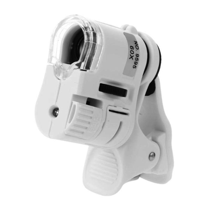 Lupa 60X cu clips pentru telefon mobil [2]