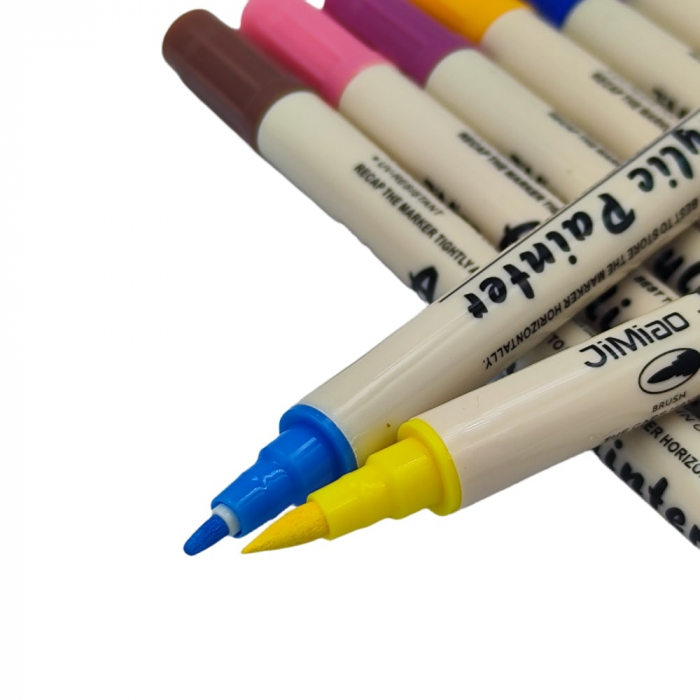 Marker vopsea acrilica, doua capete, set de 24 [4]