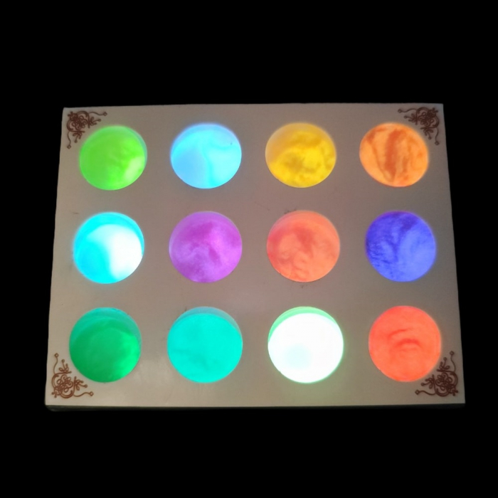 Set 12 pigmenti fosforescenti pentru rasina epoxidica [3]