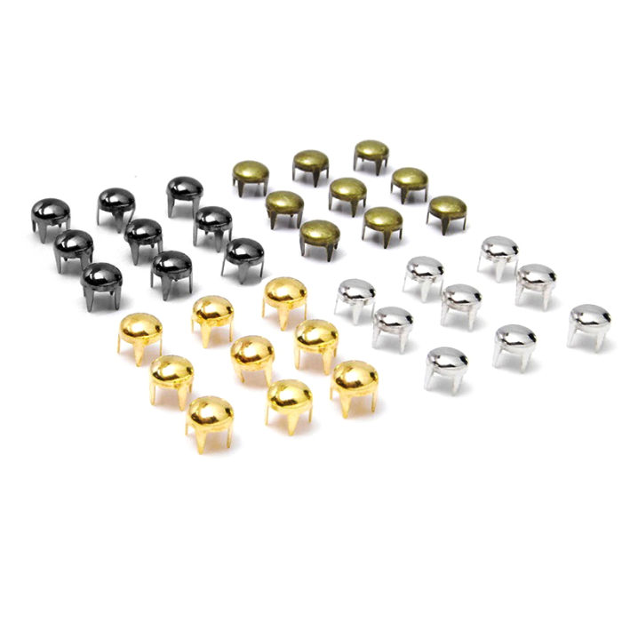 Set 100 tinte metalice 5mm cap rotund auriu [3]