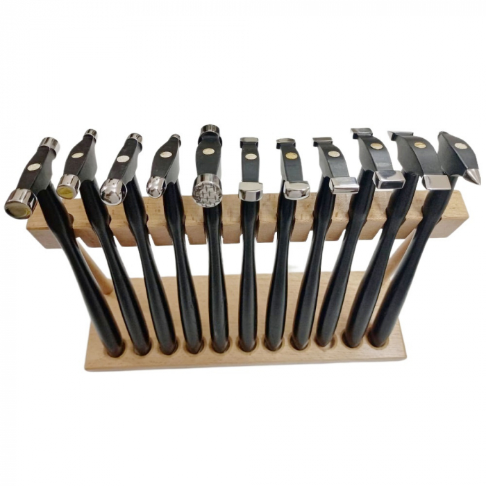 Set 11 ciocane profesionale cu suport din lemn [1]