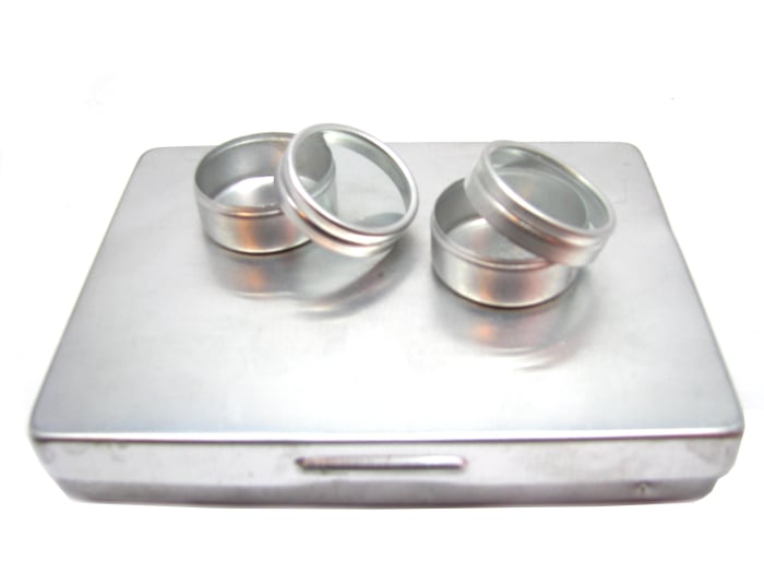 Set 24 cutiute aluminiu rotunde [2]