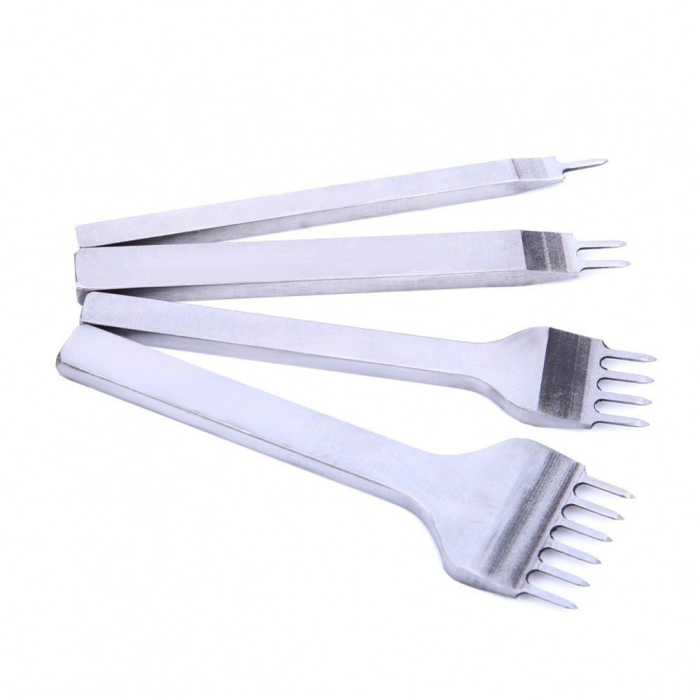 Set 4 perforatoare cusatura 5mm pentru pielarie [2]