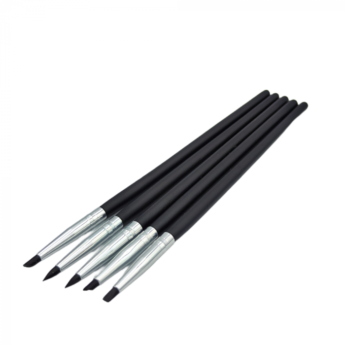 Set 5 pensule cap silicon pentru modelaj 3mm [1]