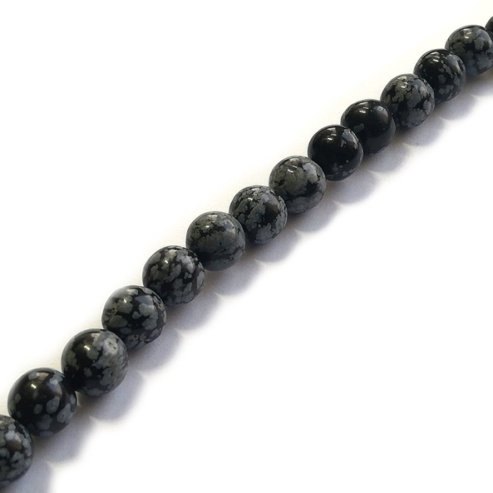 Sirag pietre Obsidian Snowflake [2]