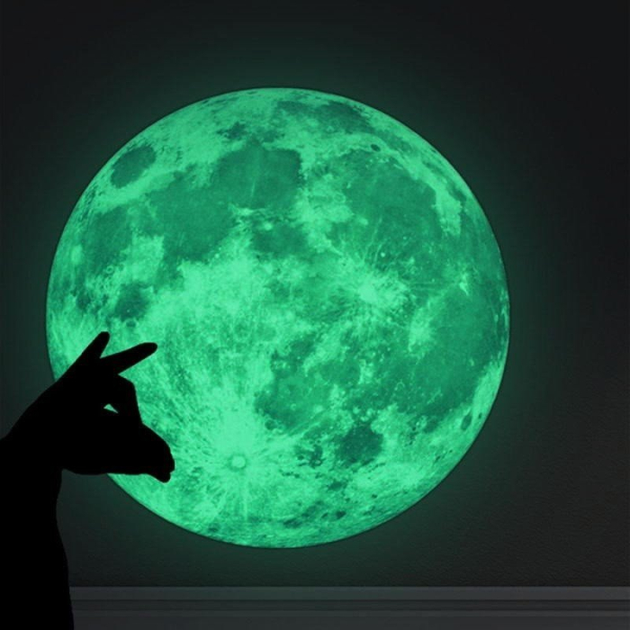 Sticker luna fosforescenta, 20cm [2]