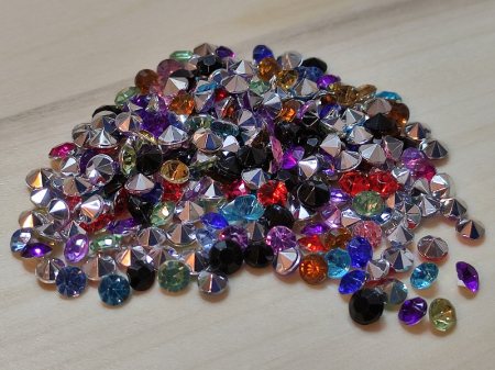 Accesorii Bijuterii - 5 grame strasuri sticla multicolore