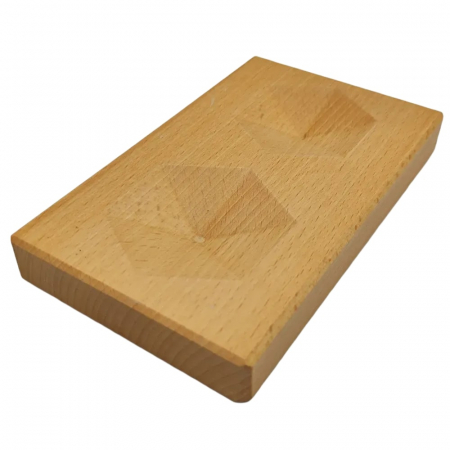 Bloc plat din lemn cu 5 cavitati hexagonale [1]