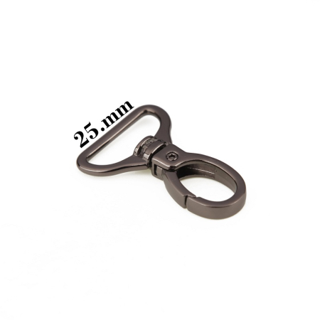 Carabine Marochinarie - Carabina premium pentru posete, negru, 25mm