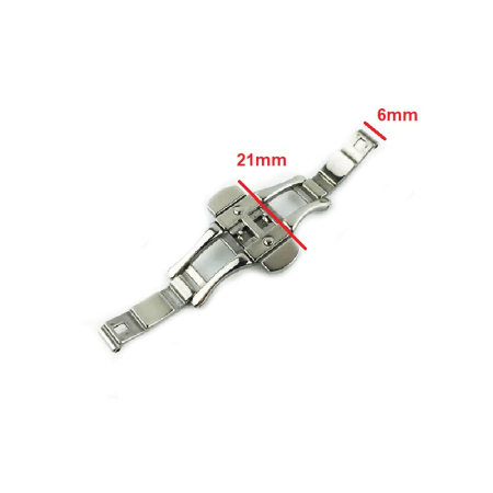 Catarama tip fluture argintie 6x25mm [4]