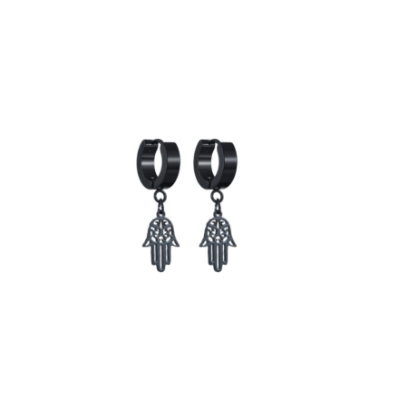 Accesorii Gothic Rock - Cercei mana fatimei/simbol Hamsa